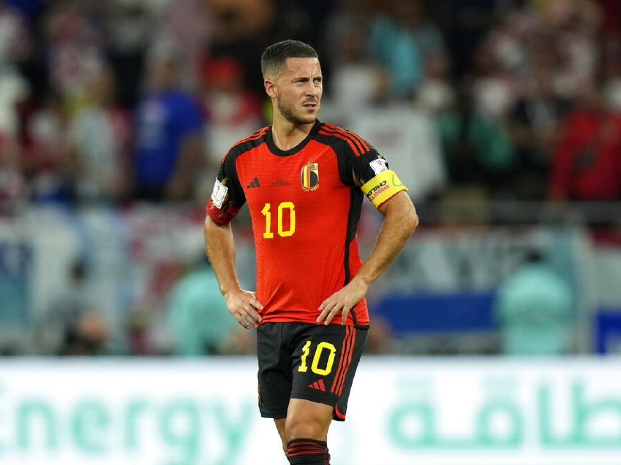 Eden Hazard calls time on his international career following Belgium's group-stage exit at the World Cup in Qatar. Photo: AP