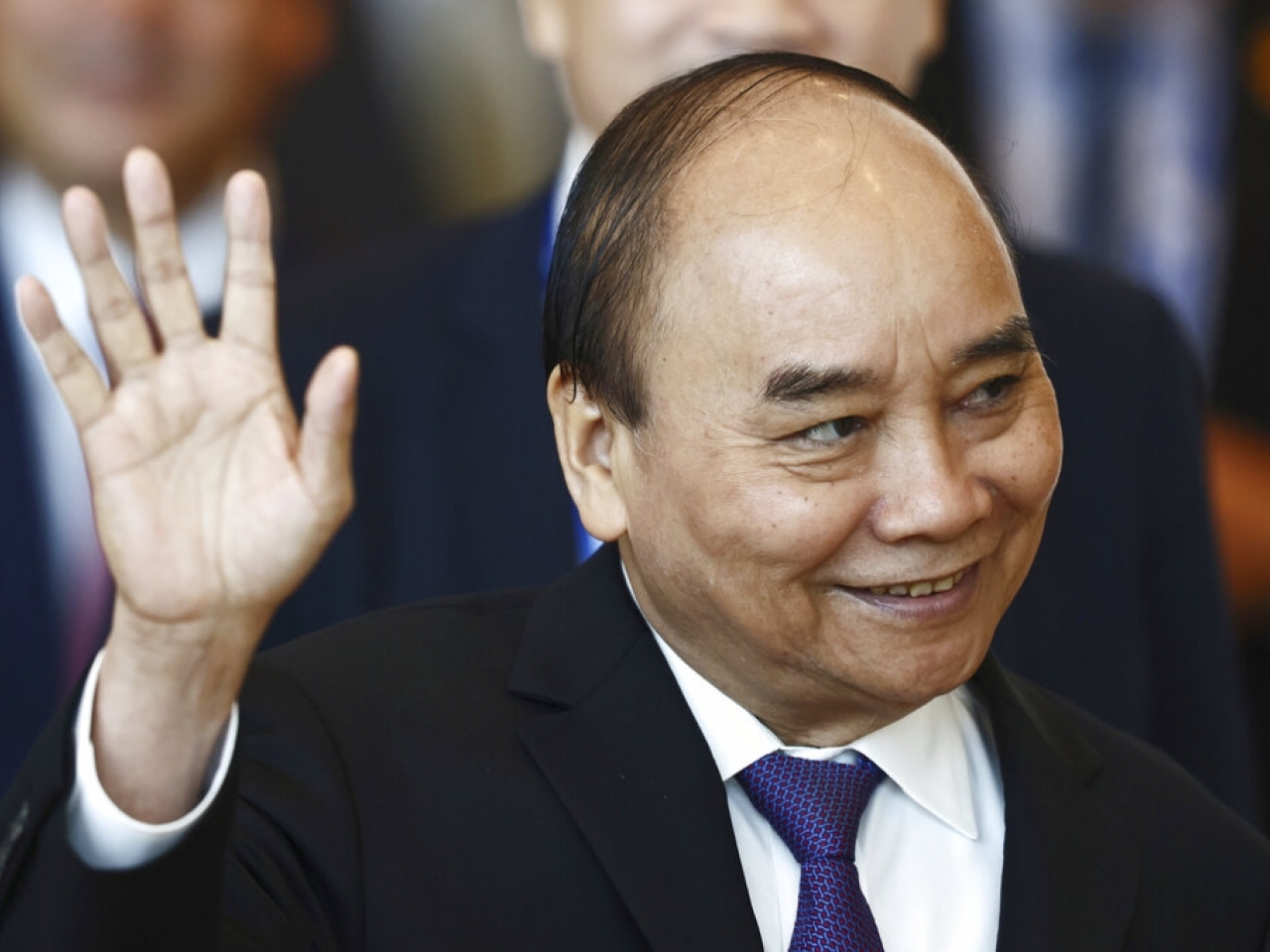 現年68歲的阮春福曾經擔任總理，出任國家主席不夠兩年。（美聯社資料圖片）
