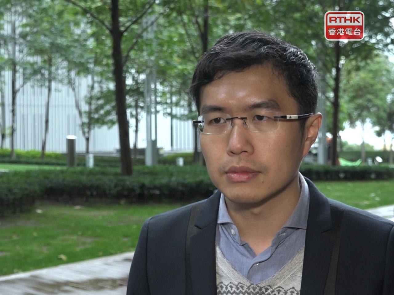 區諾軒稱，飯局是首次與戴耀廷會面，指對方有談論對泛民主派在立法會取得過半數議席的願景。（港台圖片）