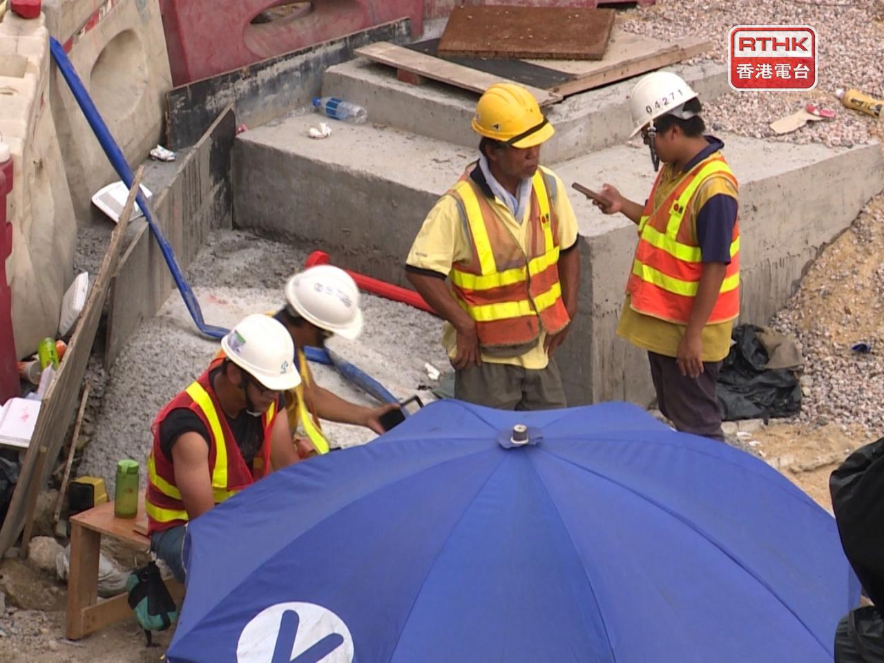 黃色工作暑熱警告下午3時30分取消。（港台圖片）
