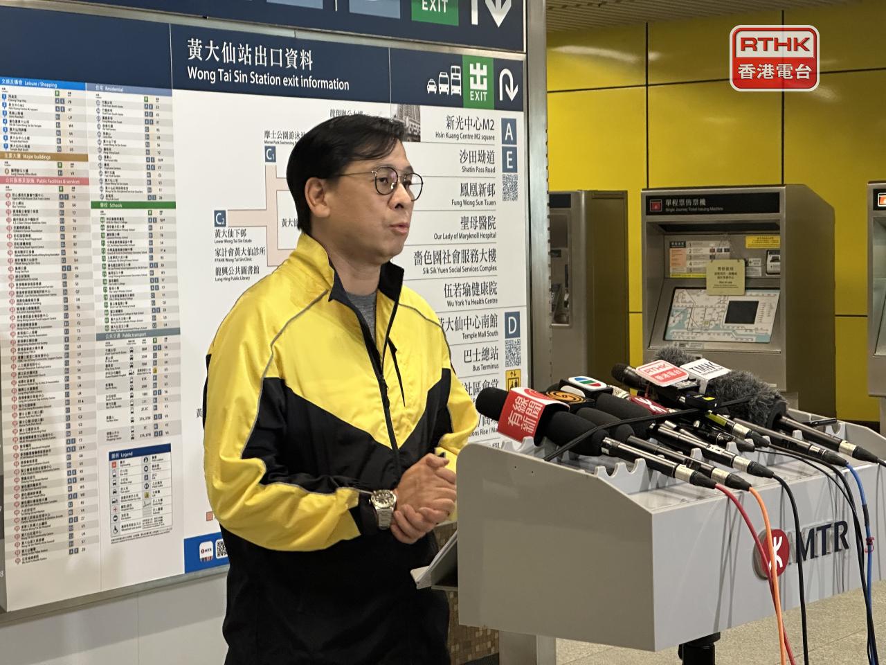 The MTR says more time is needed to fix station facilities damaged by the deluge. Photo: RTHK