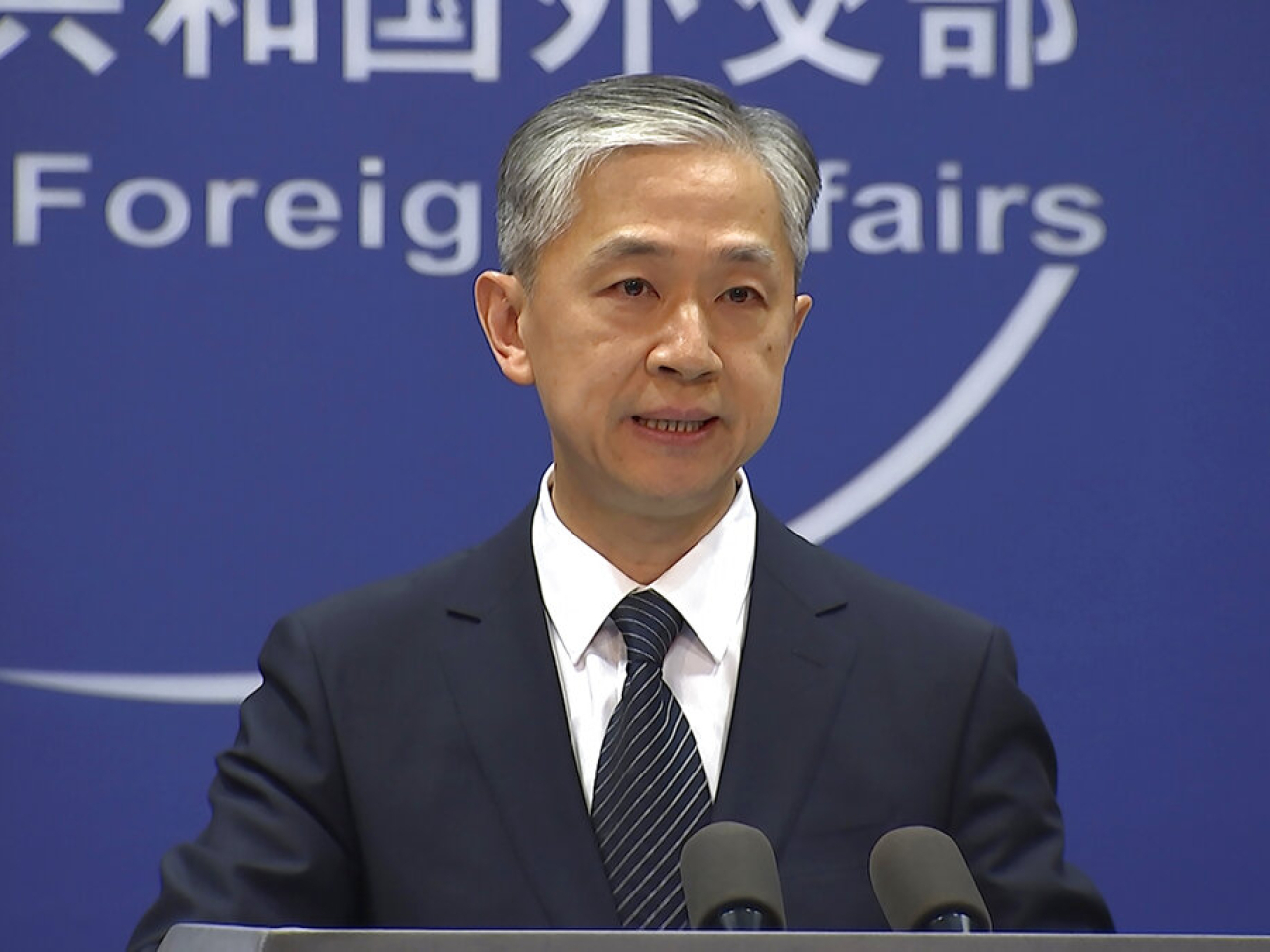 Foreign Ministry spokesman Wang Wenbin says both sides must implement the consensus reached by President Xi Jinping and President Joe Biden during their previous meeting last year. Photo: AP