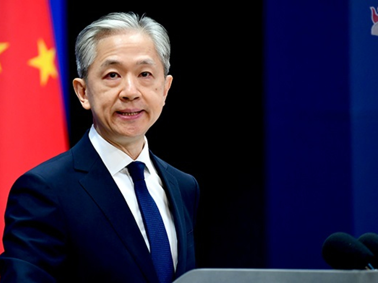 汪文斌說，中方願繼續同國際社會一起，為推動盡快停火止戰不懈努力。（外交部網頁截圖）