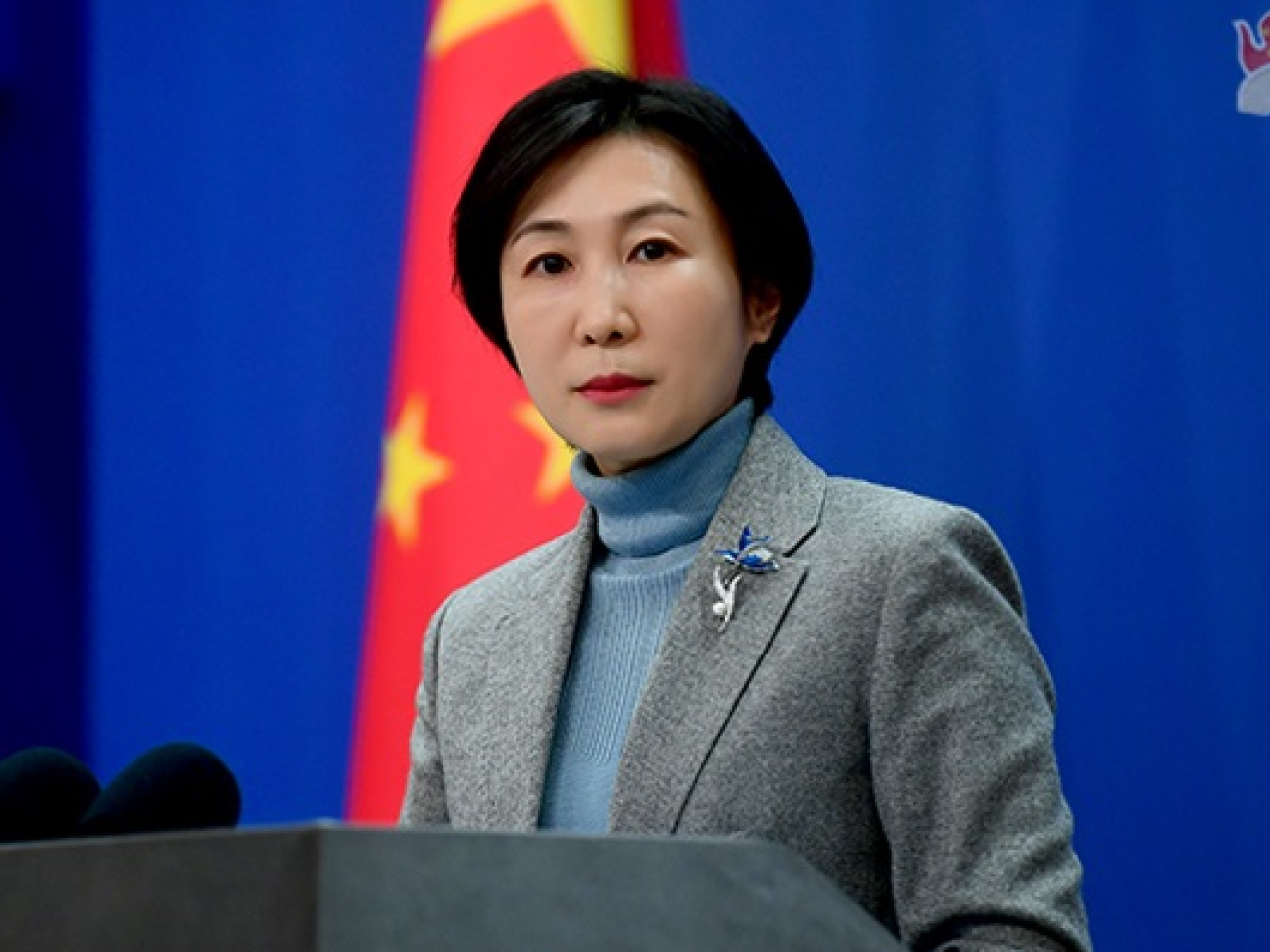毛寧說，美方應當切實尊重市場經濟原則和國際貿易規則，為中美經貿合作創造良好的環境。（外交部網頁截圖）