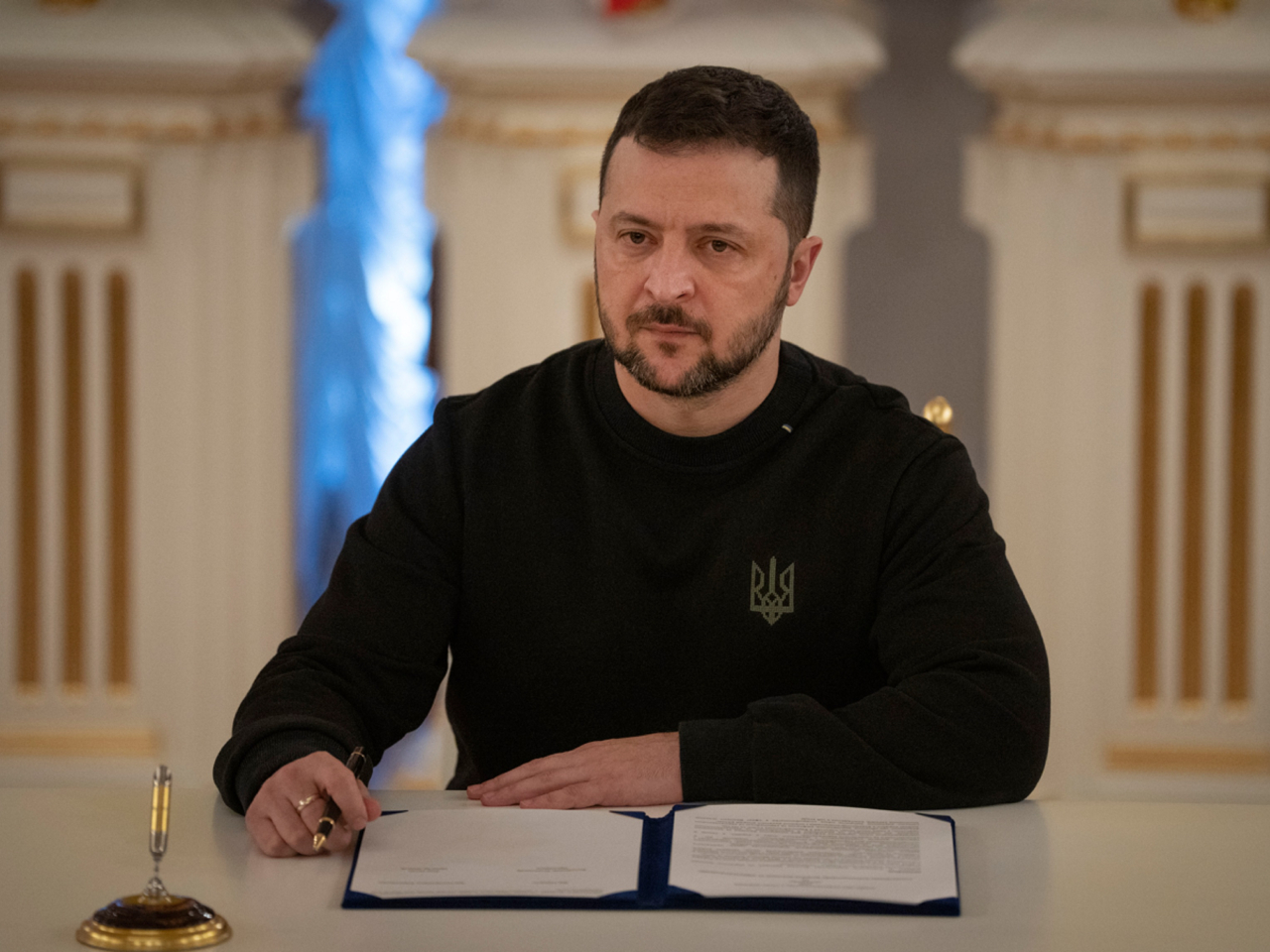 澤連斯基尋求歐美軍事援助烏克蘭。（美聯社）