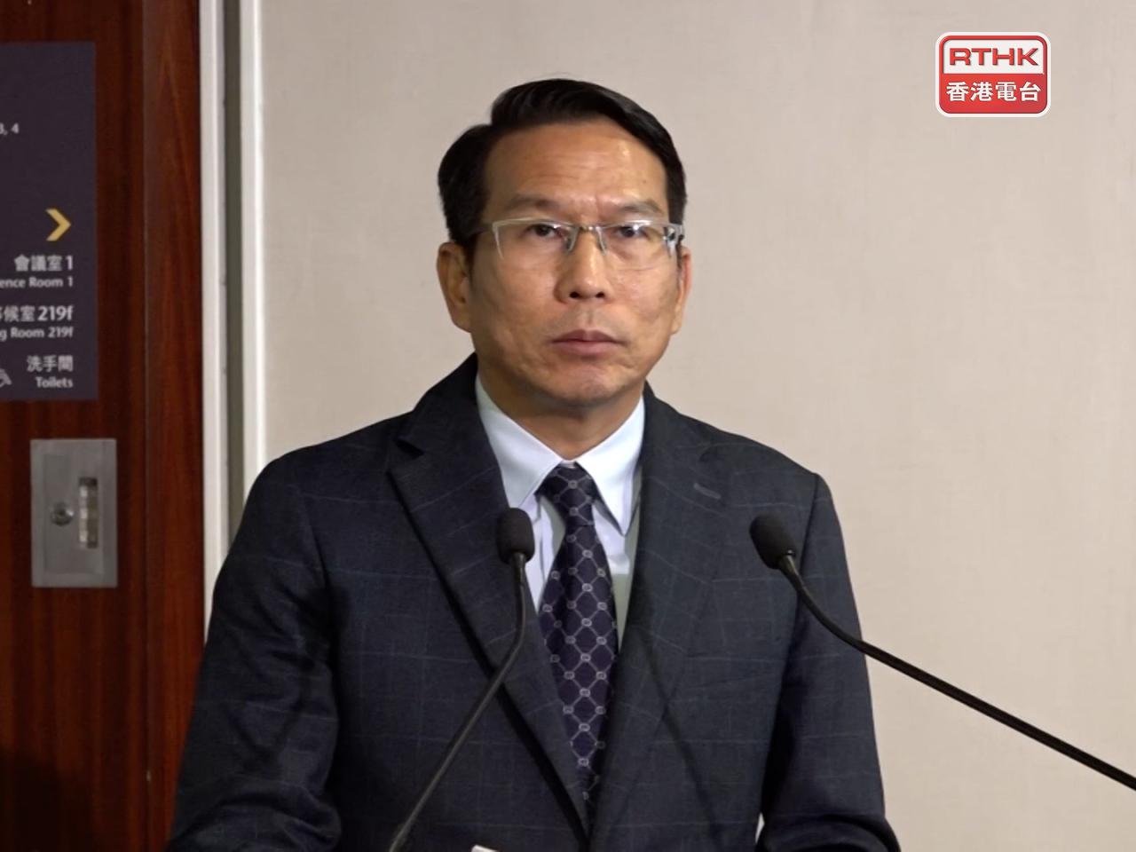 朱國強同意延長及早識別有較高自殺風險學生的三層應急機制，但需要改進。（港台圖片）
