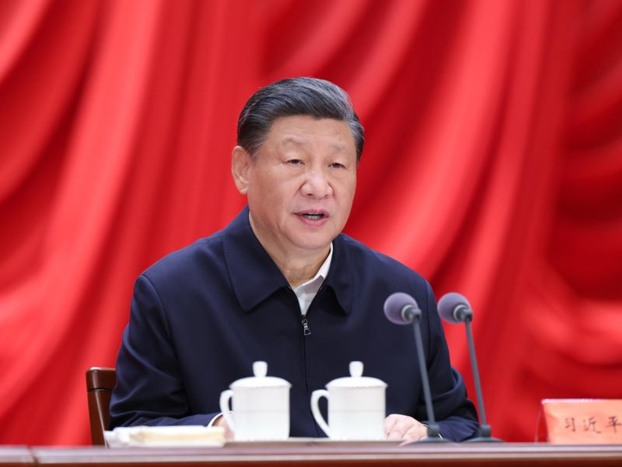 習近平發言時指出，新質生產力具有高科技、高效能、高質量特徵，符合新發展理念的先進生產力質態。（新華社資料圖片）