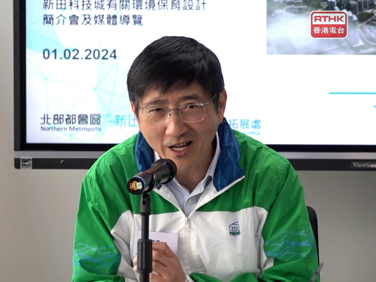 張家亮形容，有關工程已經做得「九九十十」。（劉澤浩攝）