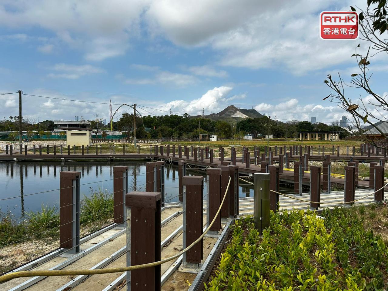 位於古洞北的「塱原自然生態公園」，預計今年下半年可開放給市民使用。（林漢山攝）