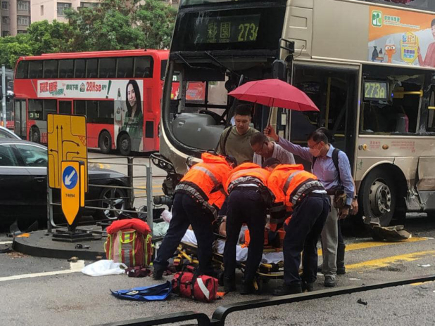 粉嶺早上發生三車相撞交通意外，初步指8人受傷。（網上圖片）