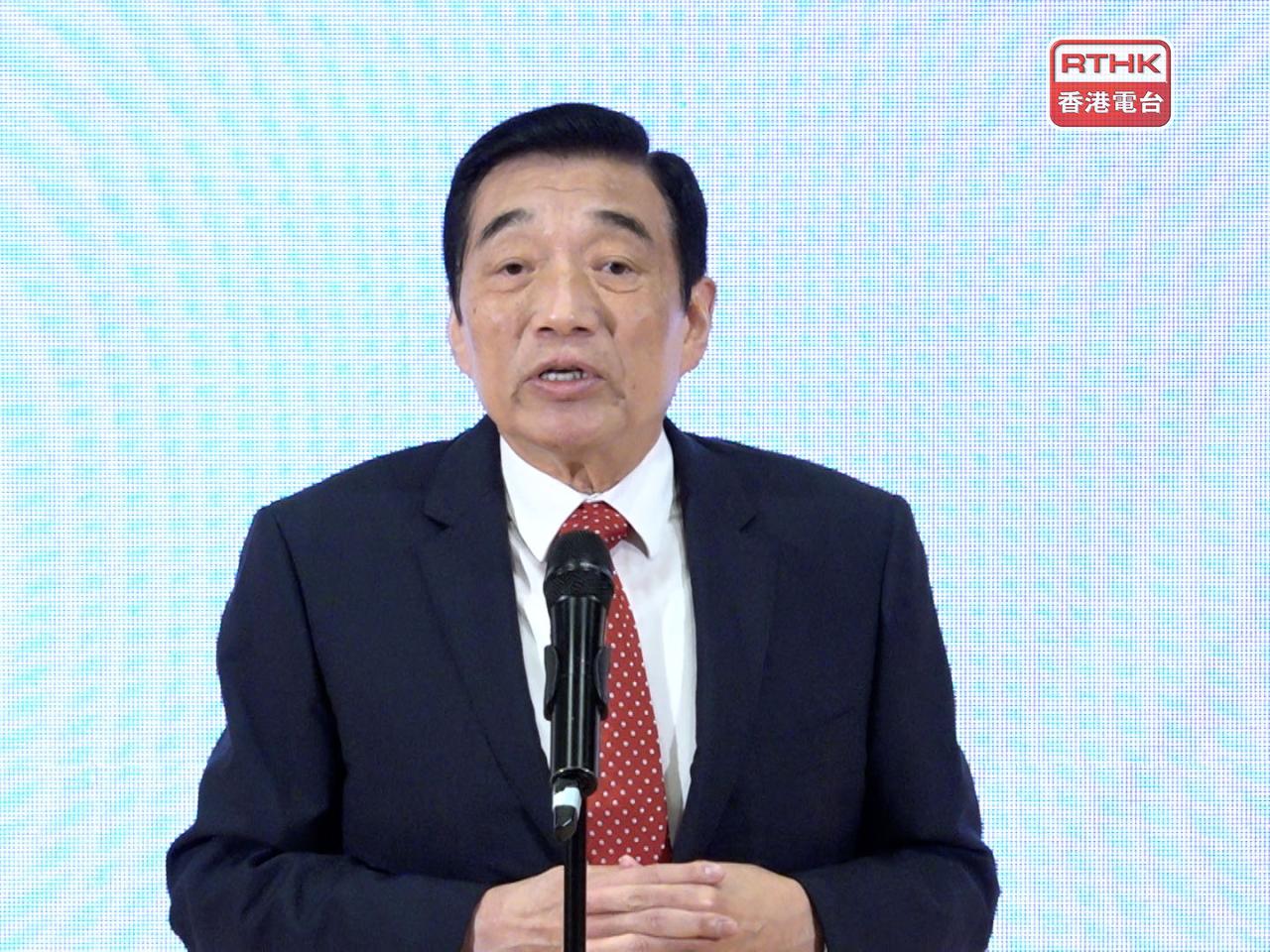 范鴻齡說，感謝不同持份者促成母乳庫成立。（林紹鋒攝）