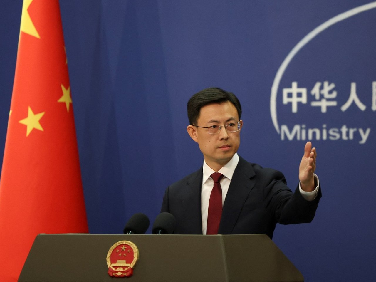 郭嘉昆說，北約有關人士詆毀中國正常軍力建設，無非是為北約大幅增加軍費找藉口。（路透社資料圖片）
