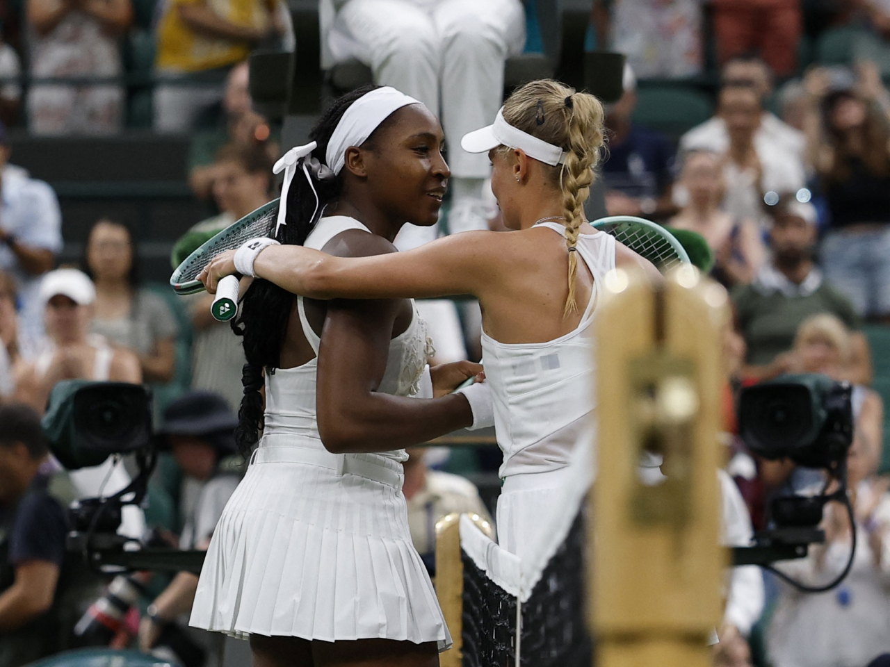 Gauff's defeat in the first round is the biggest upset of the tournament so far this year. Photo: Reuters