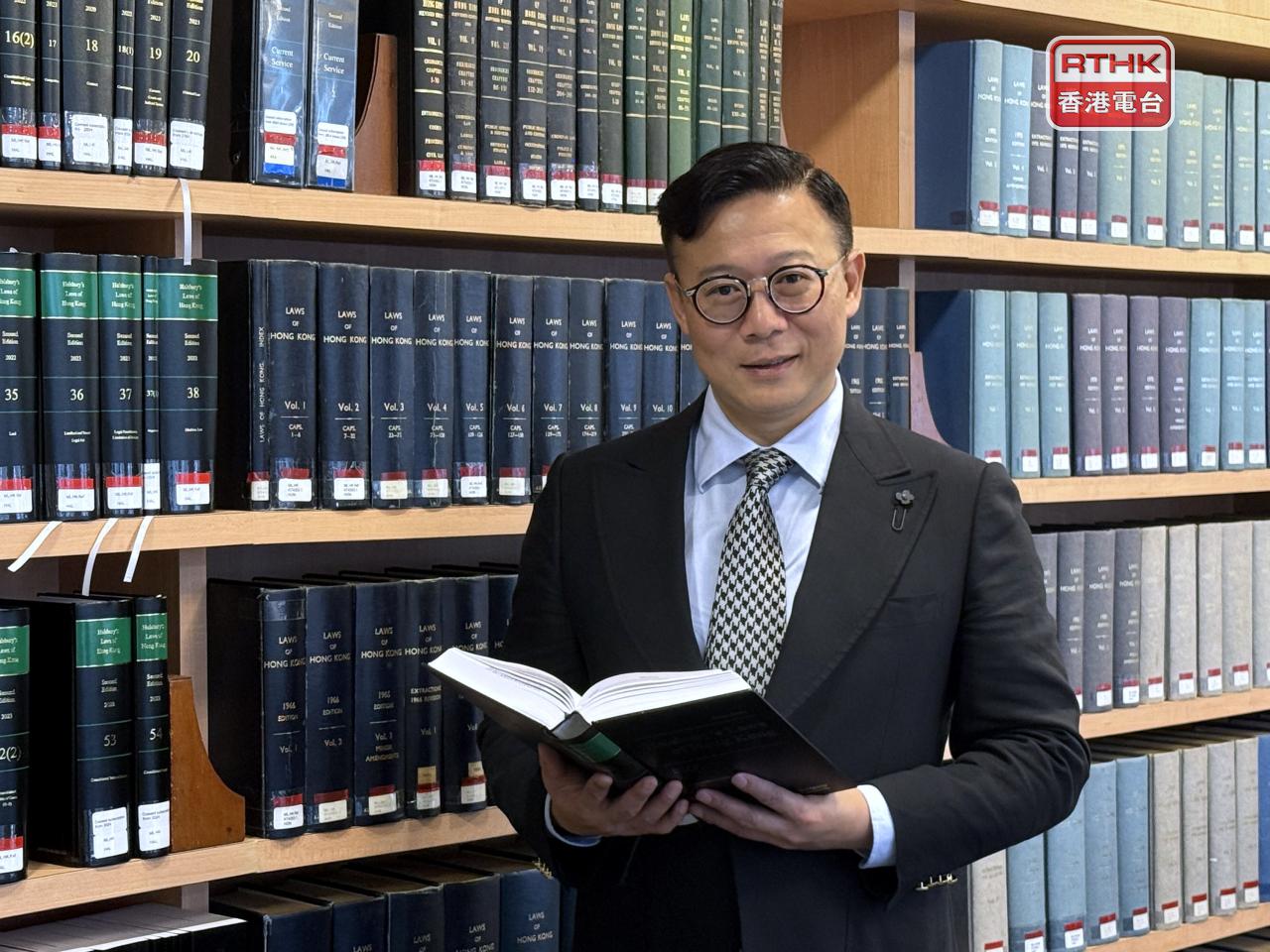 張國鈞表示，近日有本港運動員與體育品牌產生商業糾紛，相信類似情況將越來越多。（盧紫菁攝）