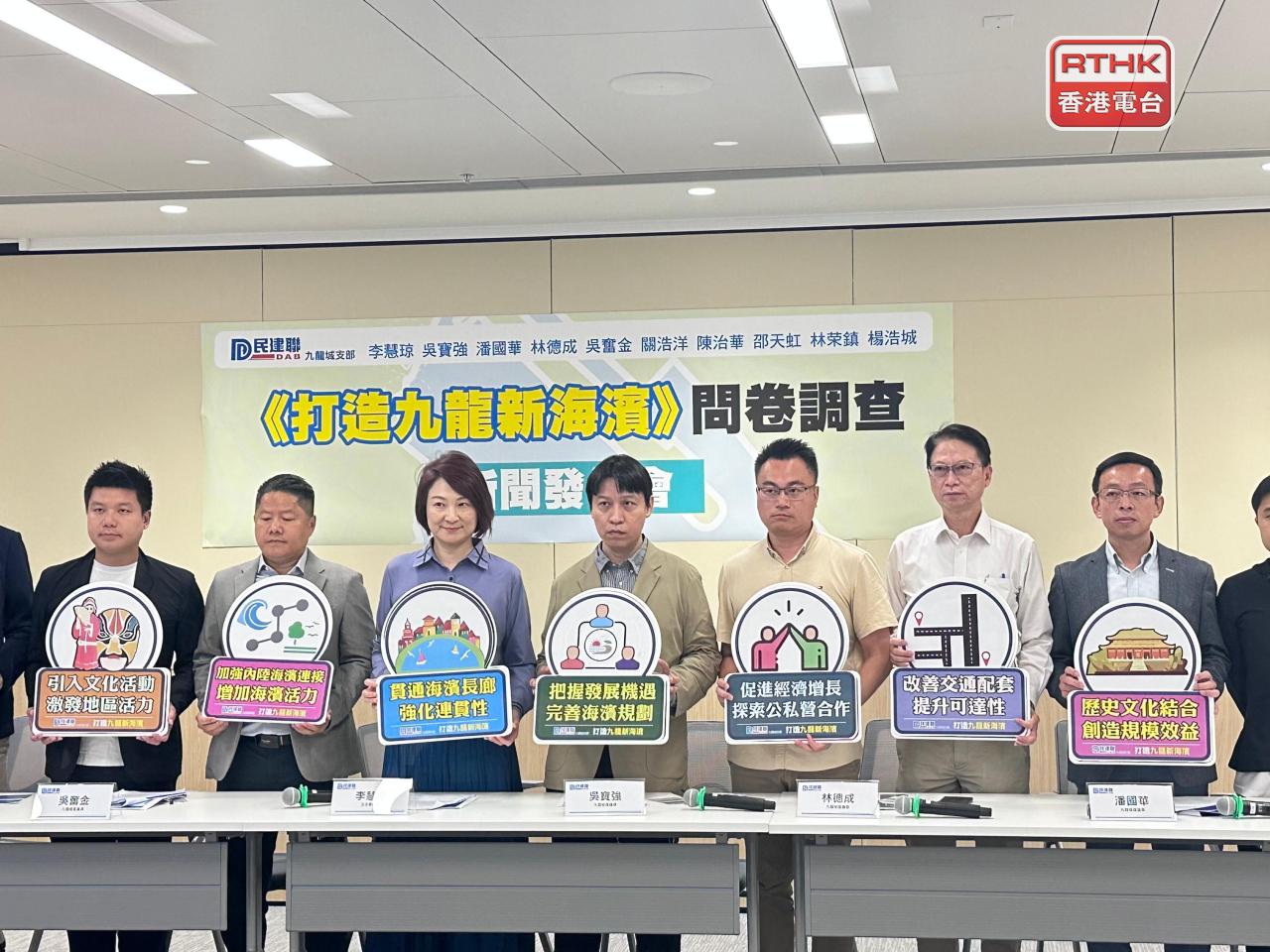 調查顯示，超過五成六受訪者期待可以連貫九龍區的海濱。（實習記者鄒潔怡攝）