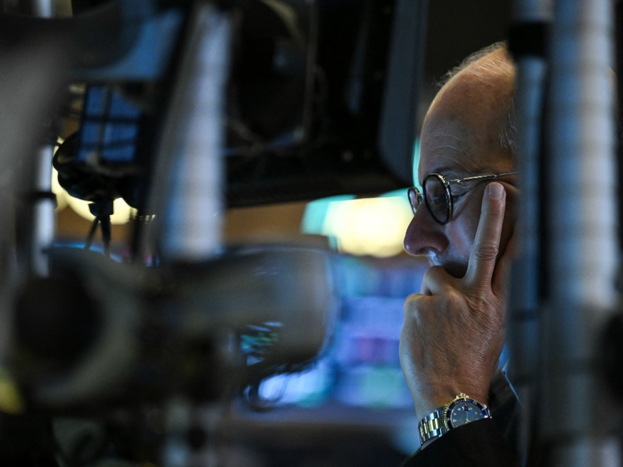 The Dow dropped 1.0 percent, the S&P was down 0.4 percent, while the Nasdaq gained 0.2 percent. Photo: AFP