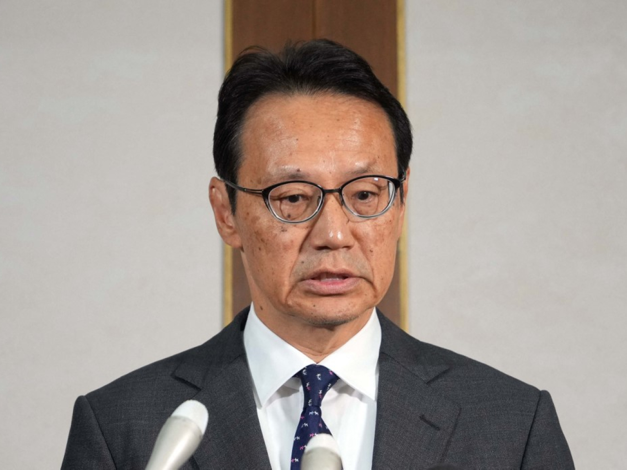 日本駐華大使金杉憲治到法院旁聽，他對判刑感到極度遺憾。(法新社)