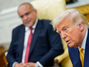 Powell doing lousy job, but will stay for now: Trump