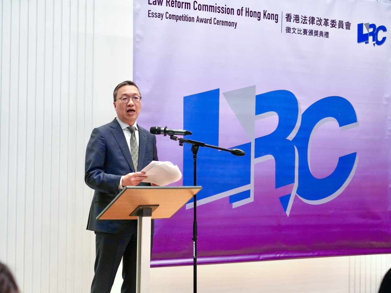 林定國表示，法改會自1980年成立，已發表71份報告，當中不少建議已透過立法或行政措施得以落實。（林定國社交網站圖片）