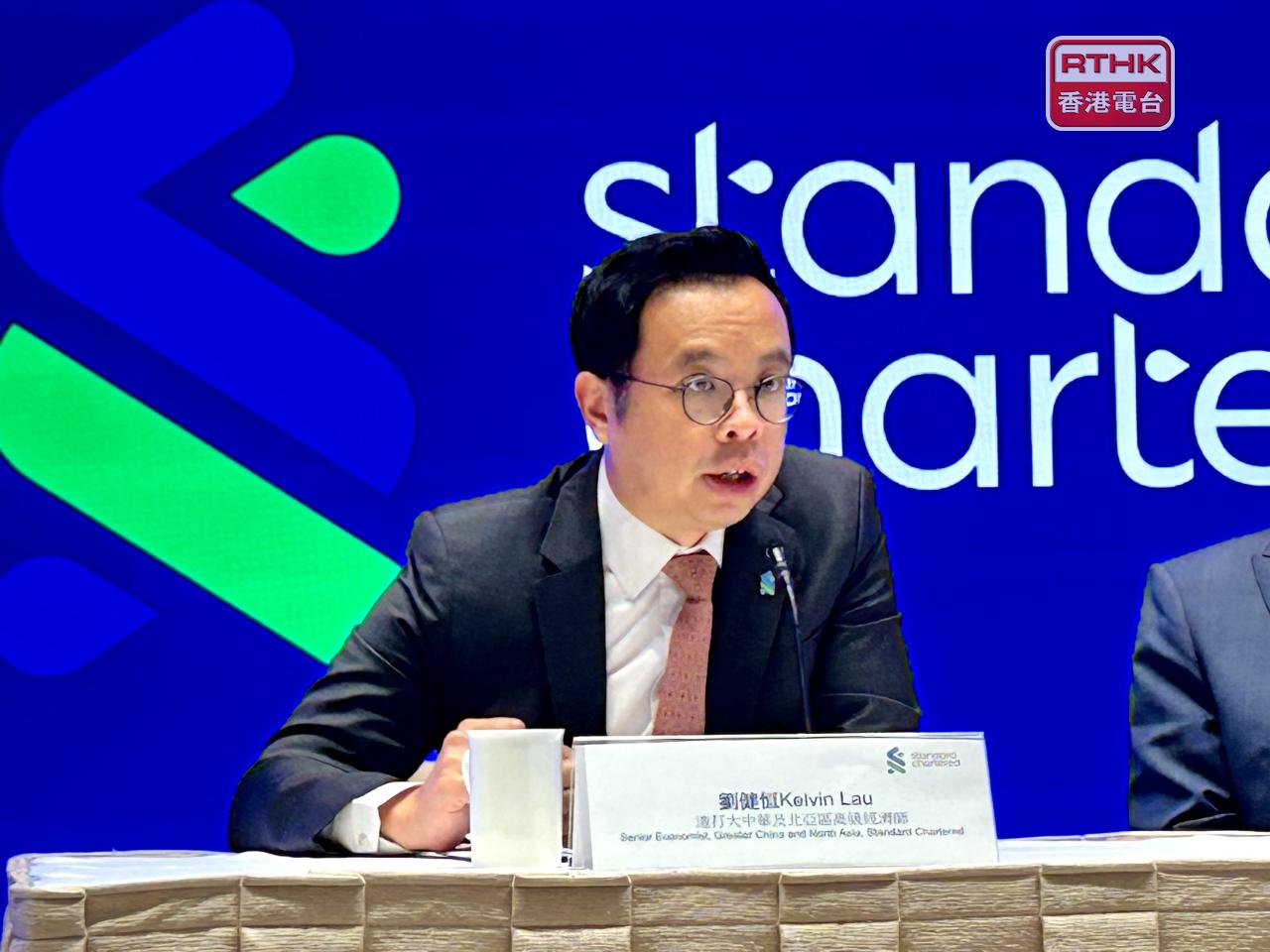劉健恒預計，港元在未來3至6個月繼續偏弱，直至銀行體系結餘降至500億至600億元。（羅煒皓攝）