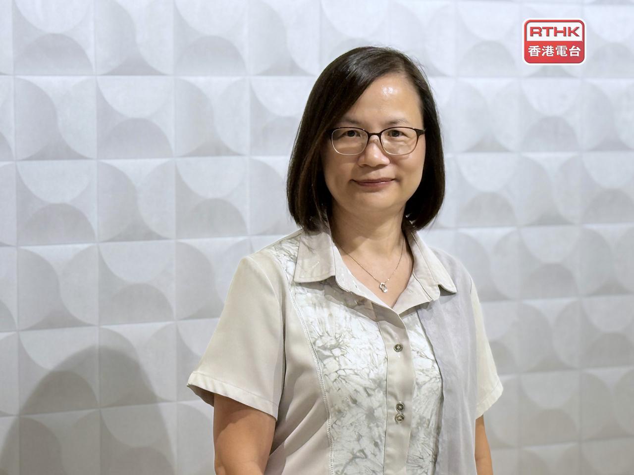 鄺慧虹說有意吸納本地的失業工人，但實際求職者並不多。（盧紫菁攝）