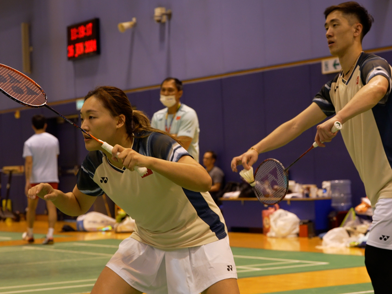 Tse Ying-suet and Jordan Tang were beaten 22-20, 14-21, 14-21 in the quarter-finals at the Japan Open. File photo: RTHK