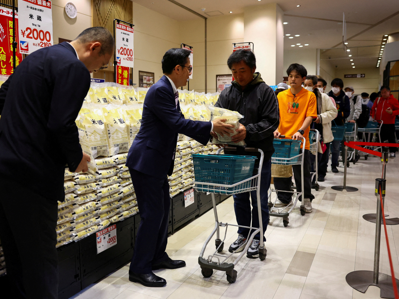 The price of rice in Japan has been rocketing up since March, forcing officials to sell from government stockpiles. File photo: Reuters