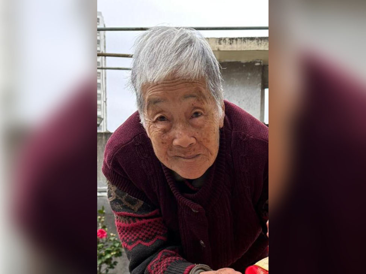 失蹤婦人盧少英昨日在馬棠路最後露面後失蹤，其家人向警方報案。（政府新聞處）
