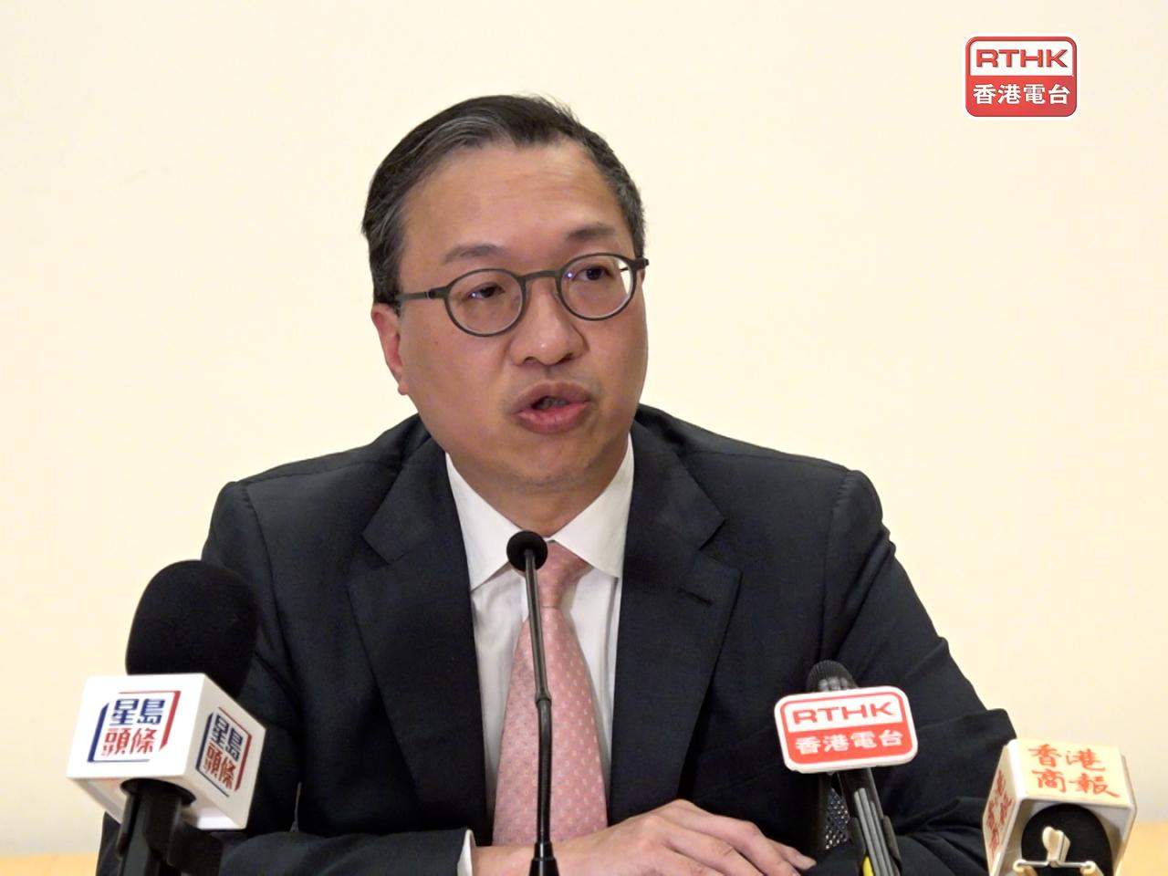 林定國表示，國安法公布實施五周年後，雖然市民的意識整體已有增加，但風險仍然存在。（港台圖片）