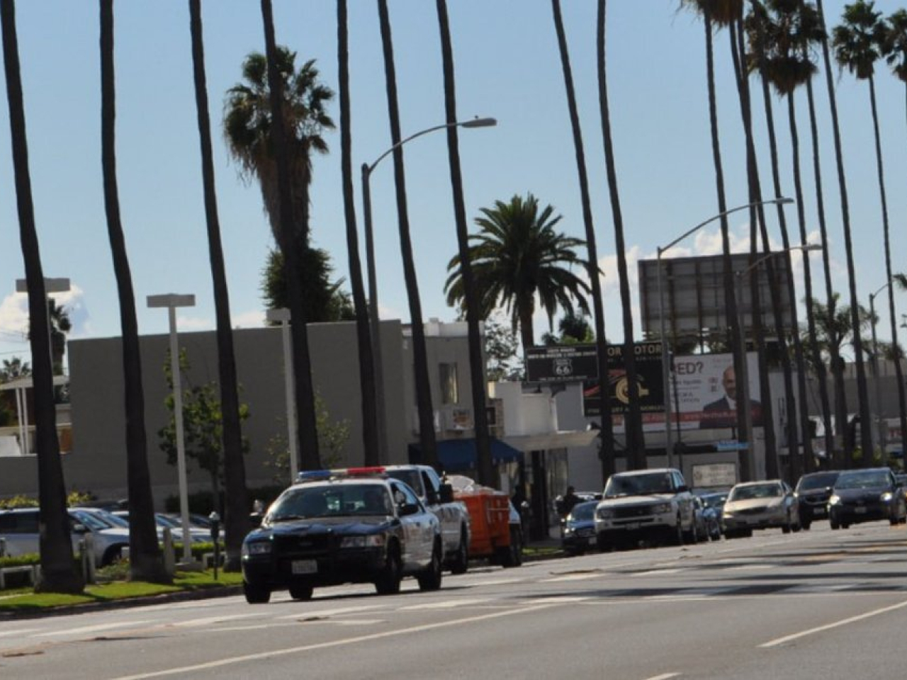 Up to five people are in critical condition and eight to 10 are in serious condition in the incident on Santa Monica Boulevard. Online photo