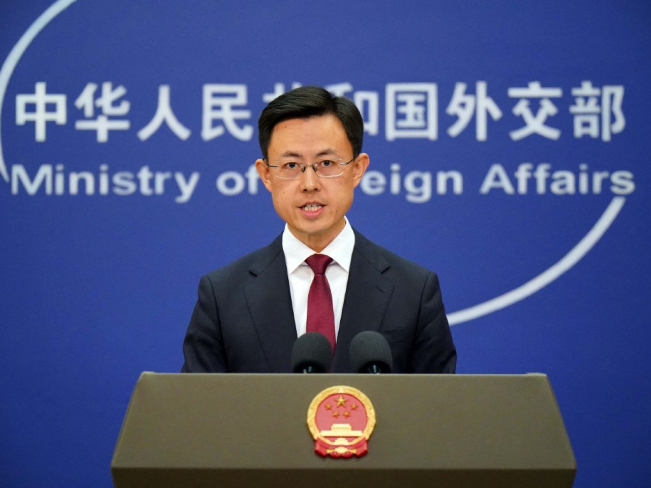 郭嘉昆說，中方一貫反對沒有國際法依據、未經聯合國安理會授權的單邊制裁。（法新社資料圖片）