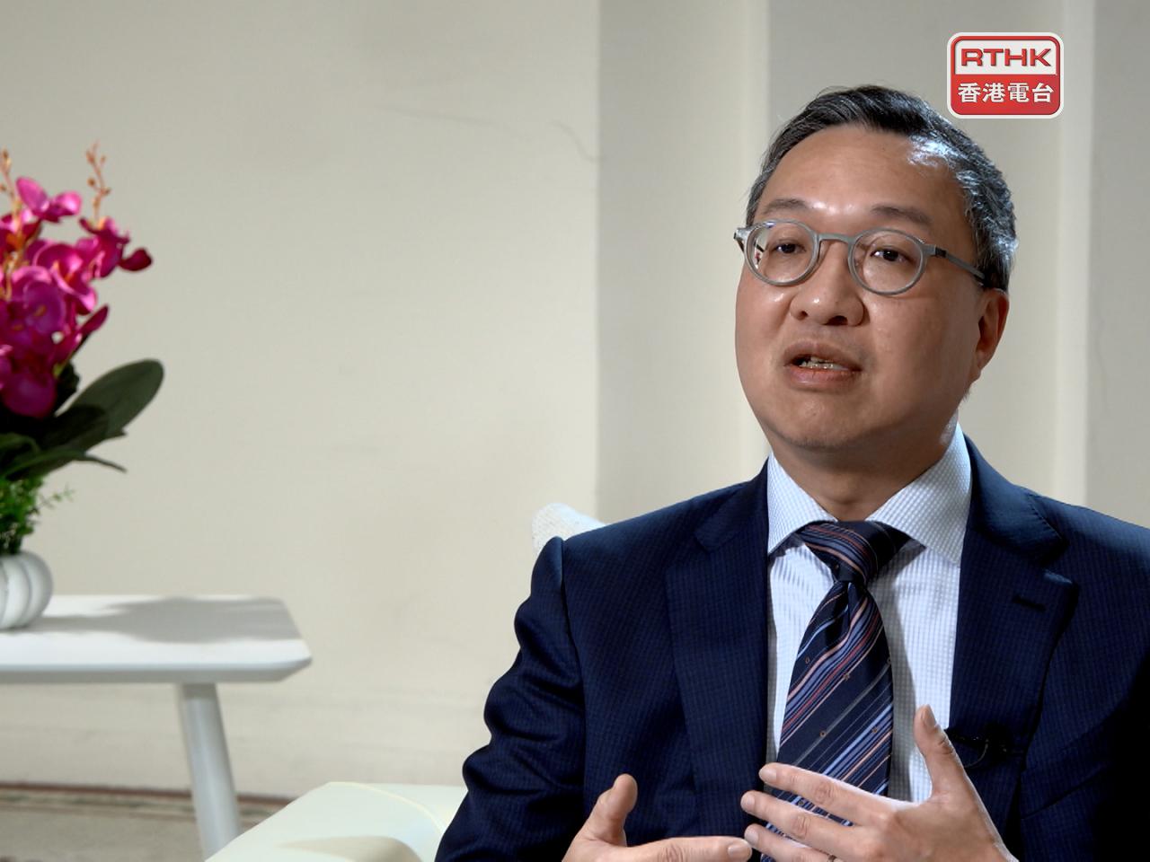 林定國將以「一帶一路」發展小組組長身分率領特區政府官員到北京出席「一帶一路」建設聯席會議第八次會議。（港台圖片）