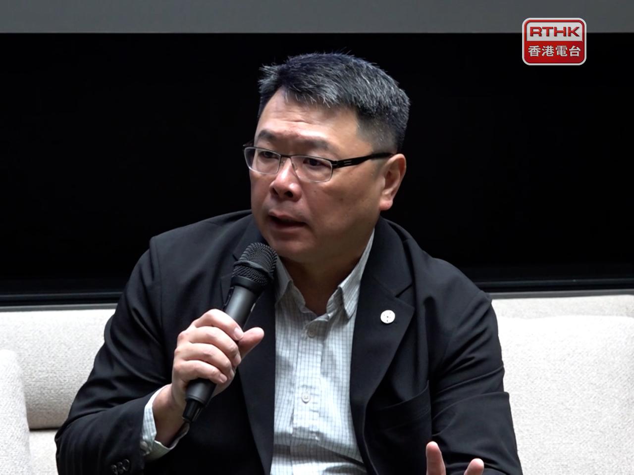 查毅超表示，對政府持續增撥資源，支持創科產業感到非常鼓舞。（港台圖片）