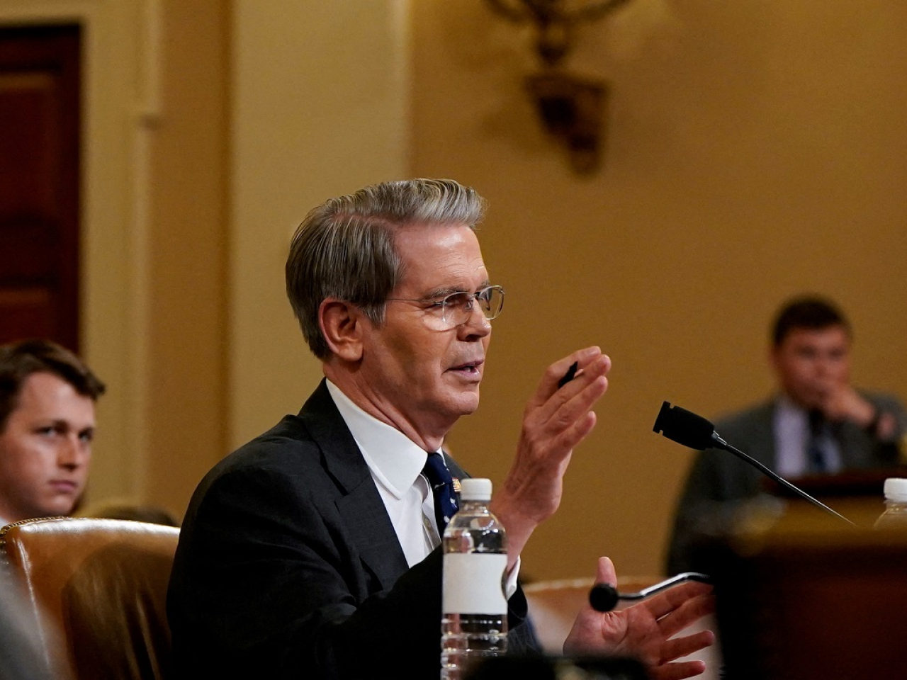 Scott Bessent says trade with China was in "a very good place". File photo: Reuters