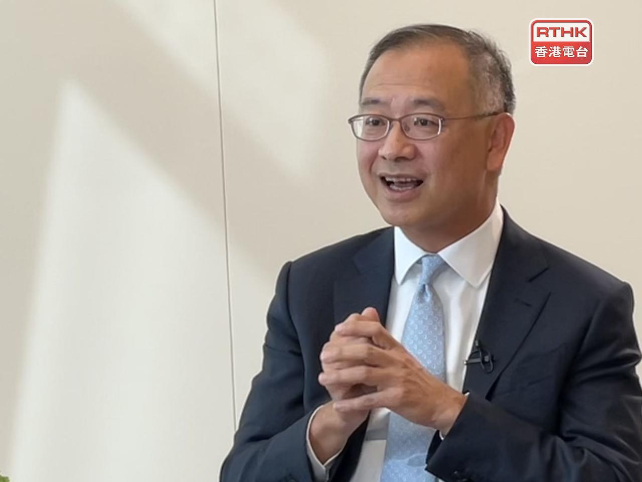 余偉文稱下周公布「穩定幣發行人發牌制度」摘要說明，闡述金管局接受和處理牌照申請安排。（港台圖片）