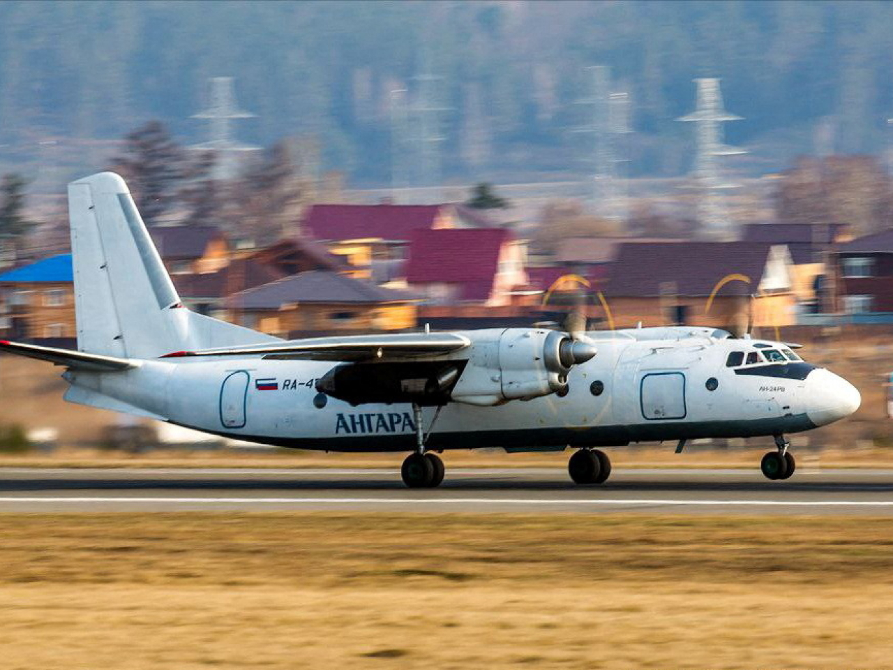An Antonov-24 aircraft of Angara Airlines takes off from Irkutsk in Russia: File photo: Reuters