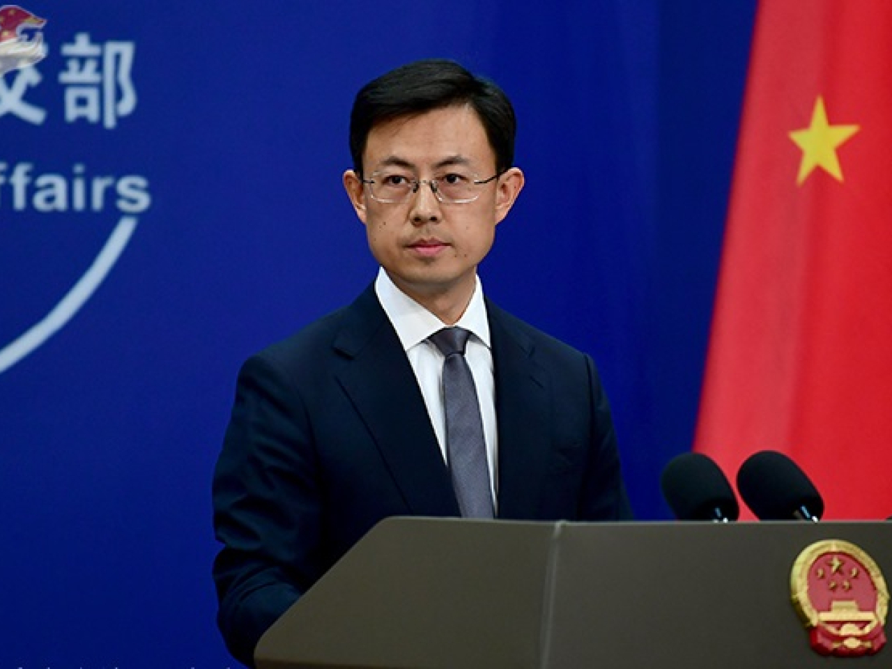 郭嘉昆稱，中方始終主張各方應共同推動人工智能開放、包容、普惠向善，不應突出對抗競爭。（外交部網頁圖片）