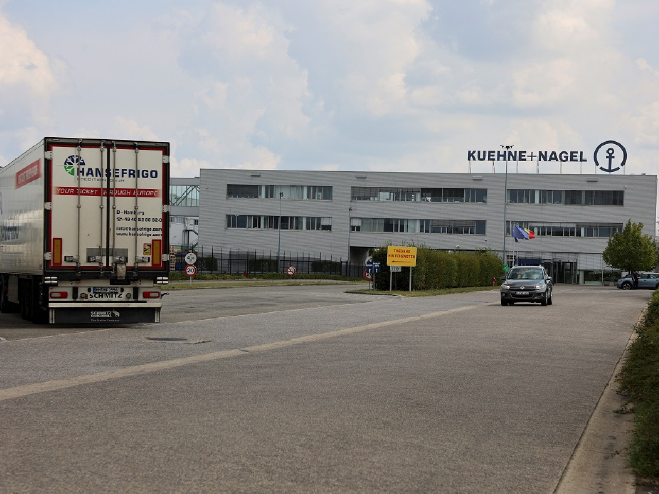 The stockpile of contraceptive products is currently at a warehouse in Geel, Belgium. Photo: Reuters