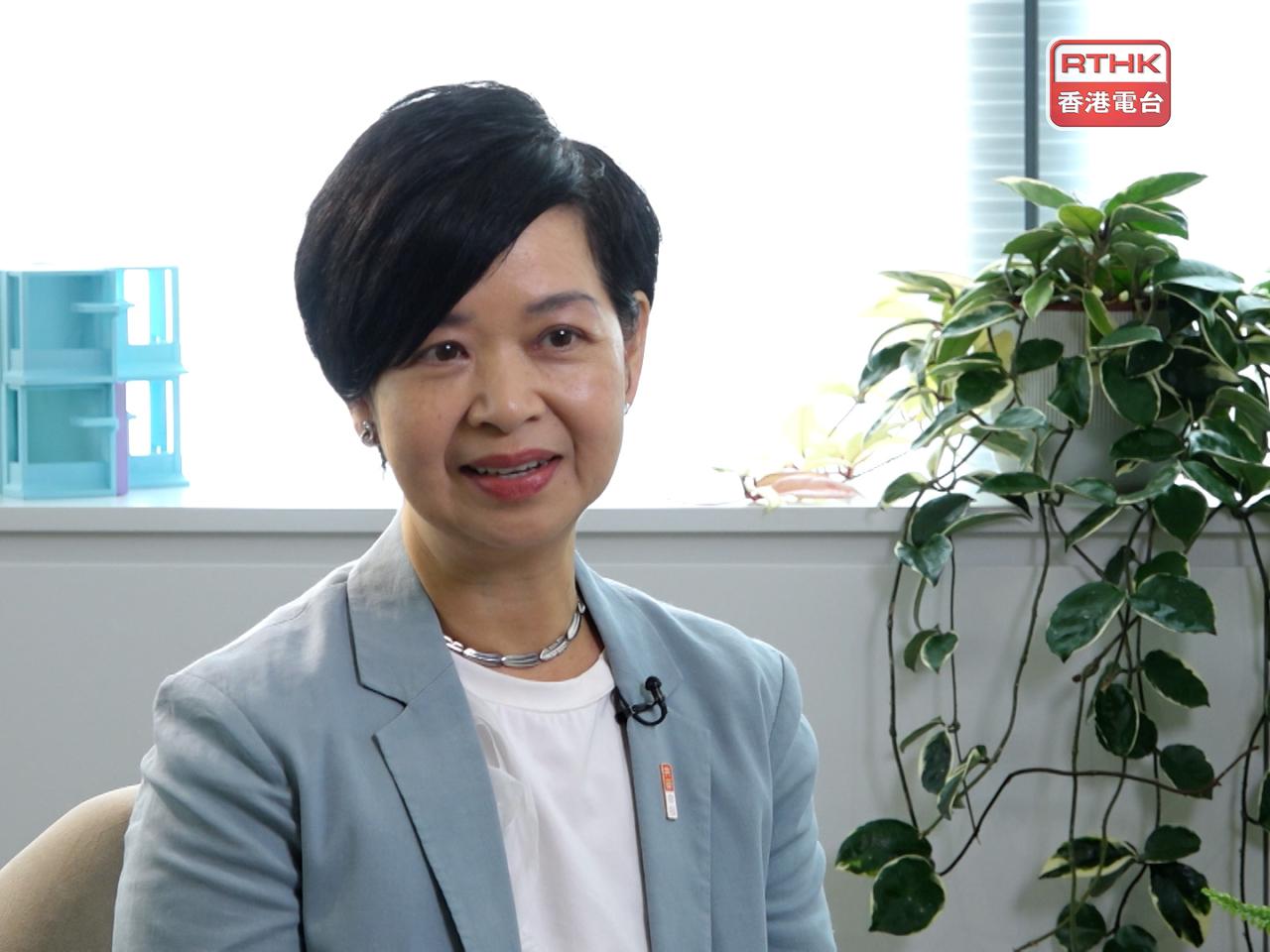 何永賢希望未來資助房屋「大方又實際、價錢亦唔貴、環保無浪費」。（港台圖片）