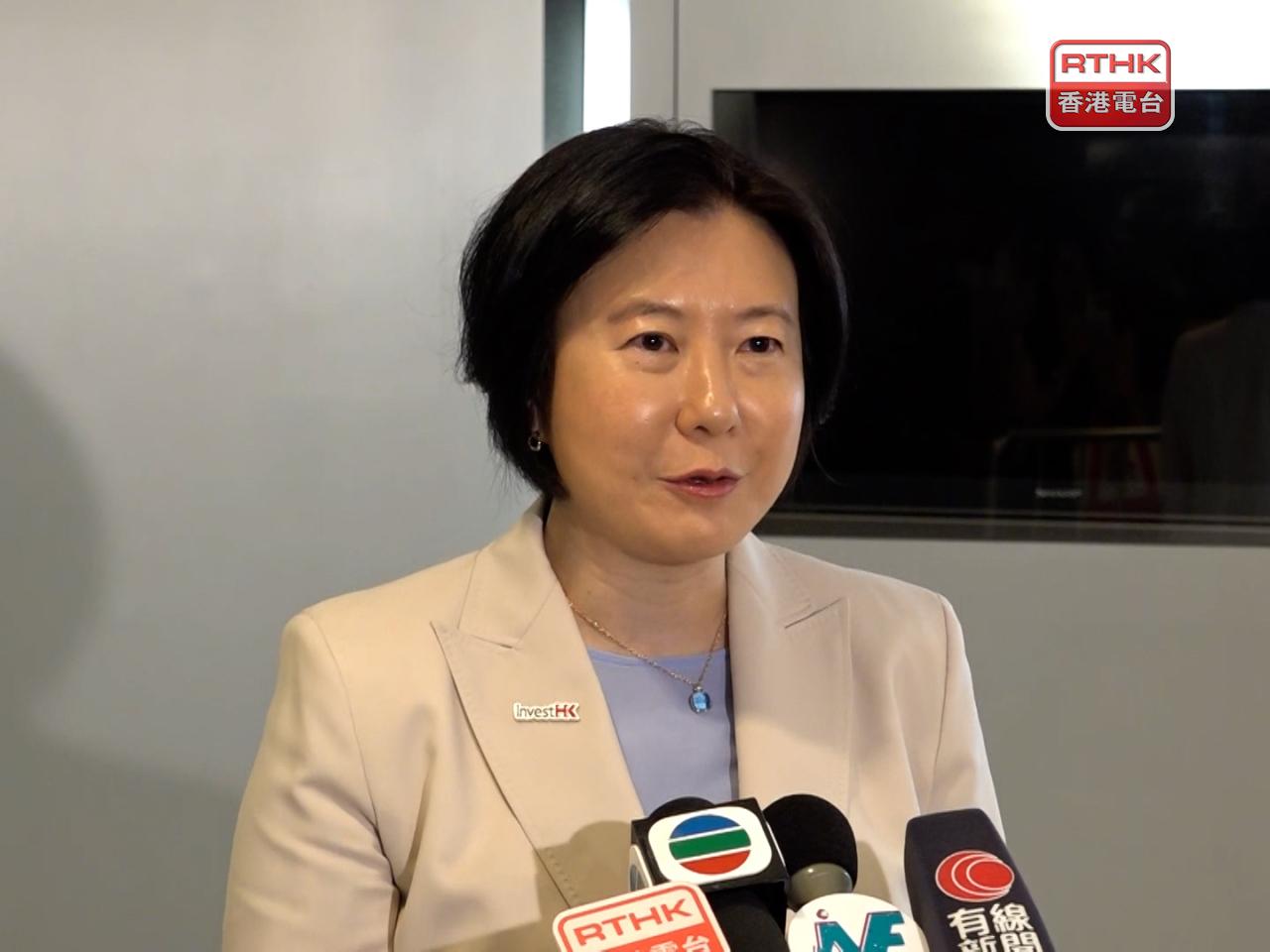 Alpha Lau says the Thai-Cambodian clashes will not affect InvestHK's work to attract businesses and investments from Asean. Photo: RTHK