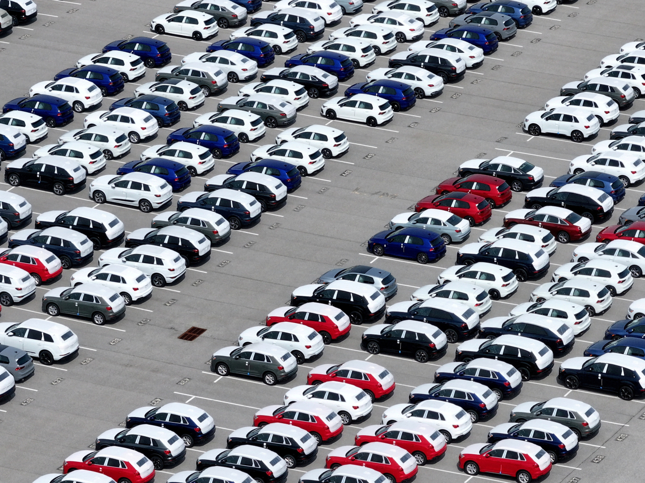 Volkswagen vehicles are seen in the American city of Baltimore. File photo: Reuters
