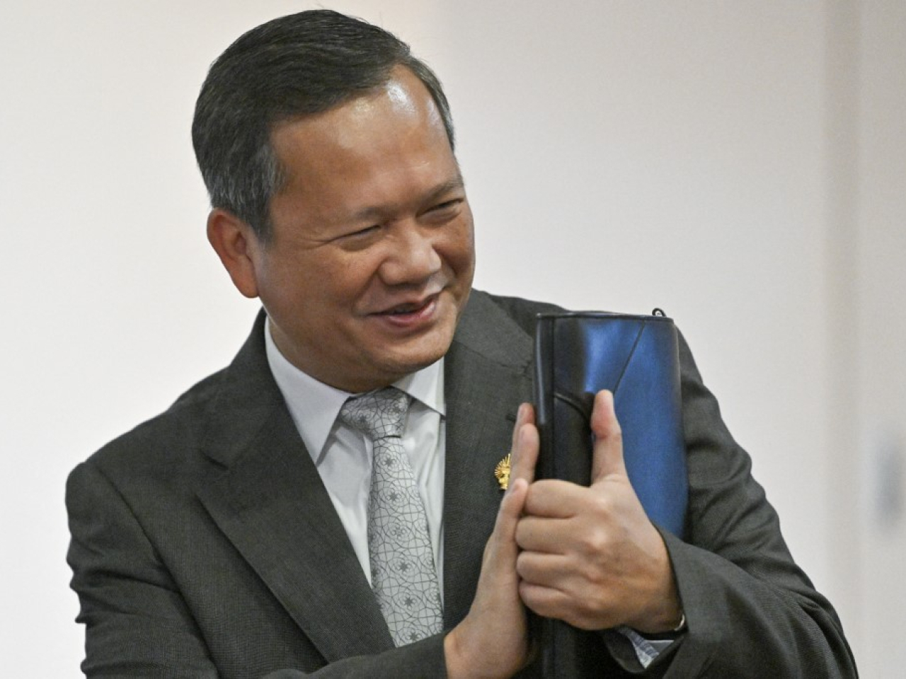 洪瑪奈在社交平台說，支持馬來西亞總理安華提議停火的方案。（法新社資料圖片）