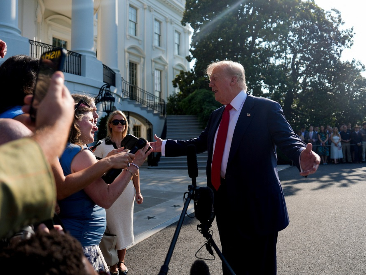 US President Donald Trump says of Hamas: "They know what happens after you get the final hostages." Photo: Reuters