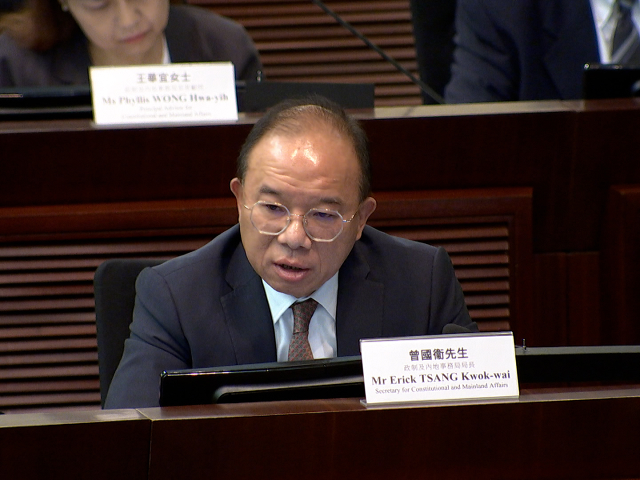 曾國衞重申，整個登記制度及賦予的權利，與婚姻屬於兩碼子事。