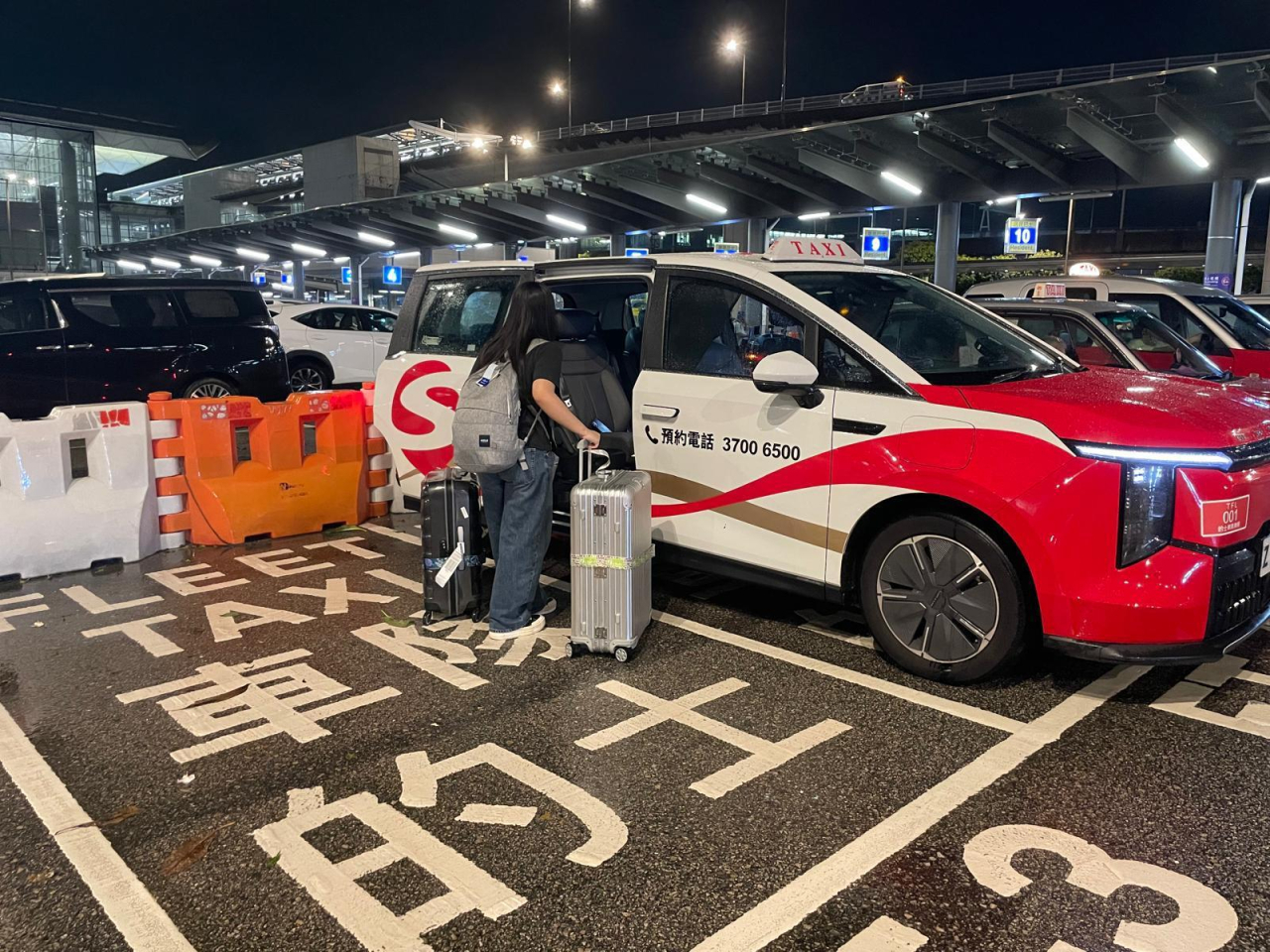 The fleets have their own designated stopping places at 13 taxi ranks. Photo courtesy of Information Services Department