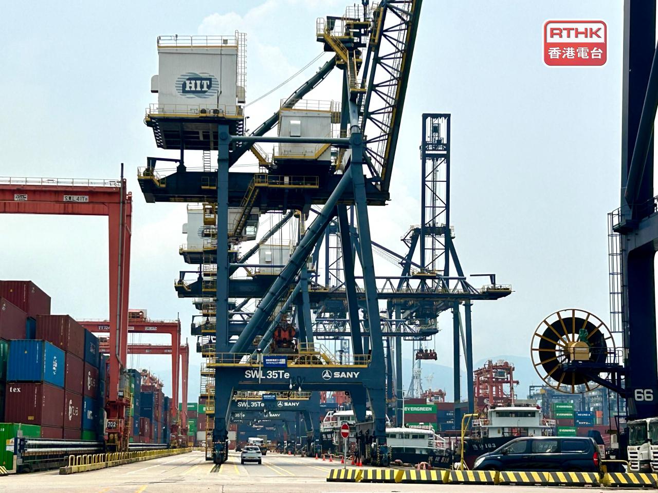 本港6月出口貨值按年增長11.9%，連升16個月；進口增長11.1%，連升6個月。（港台圖片）