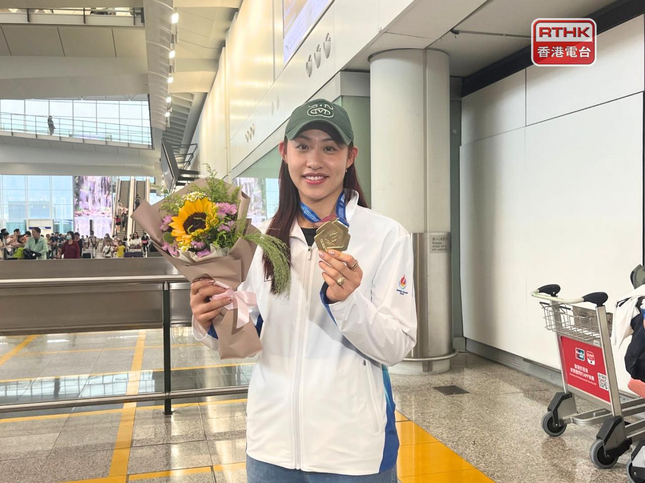 Kaylin Hsieh described this latest University Games win as the perfect conclusion, marking both her first and last appearance at the event with a gold medal. Photo: RTHK