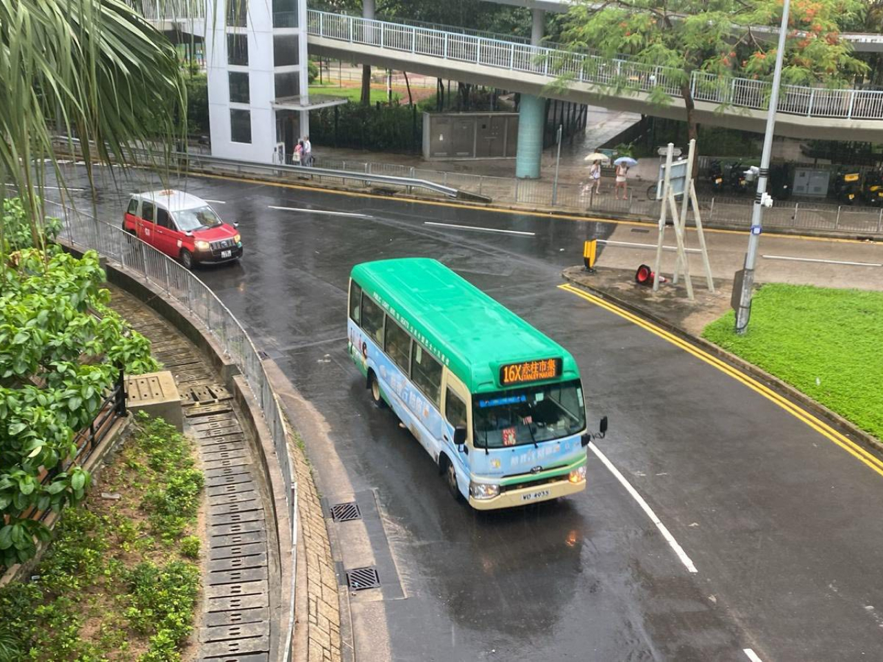 渠務署現已完成處理柴灣道迴旋處水浸個案。（渠務署社交專頁圖片）