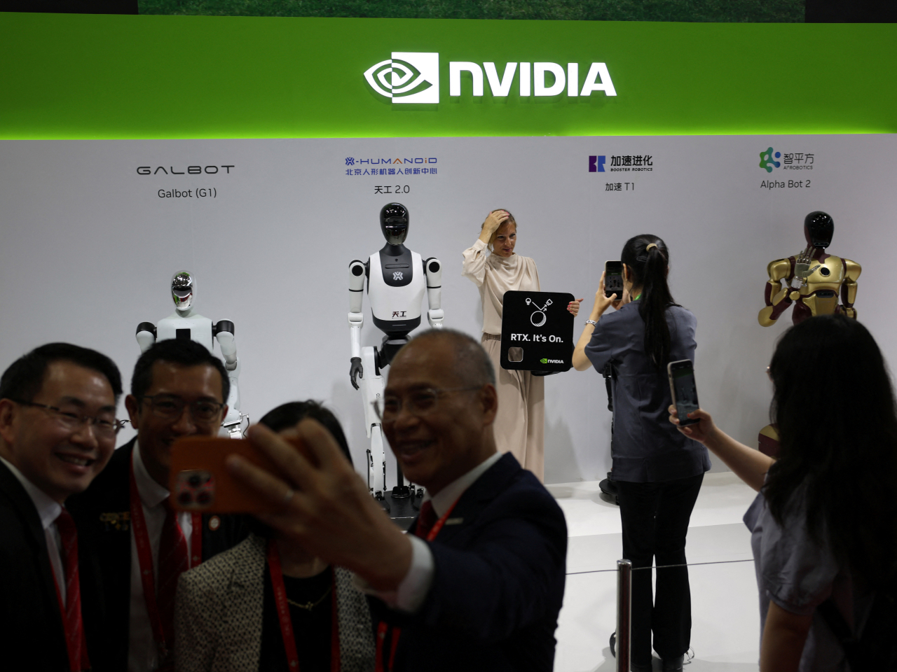Nvidia is facing questions from Beijing over possible built-in location tracking capabilities in the H20 chips that it is looking to export to China. File photo: Reuters