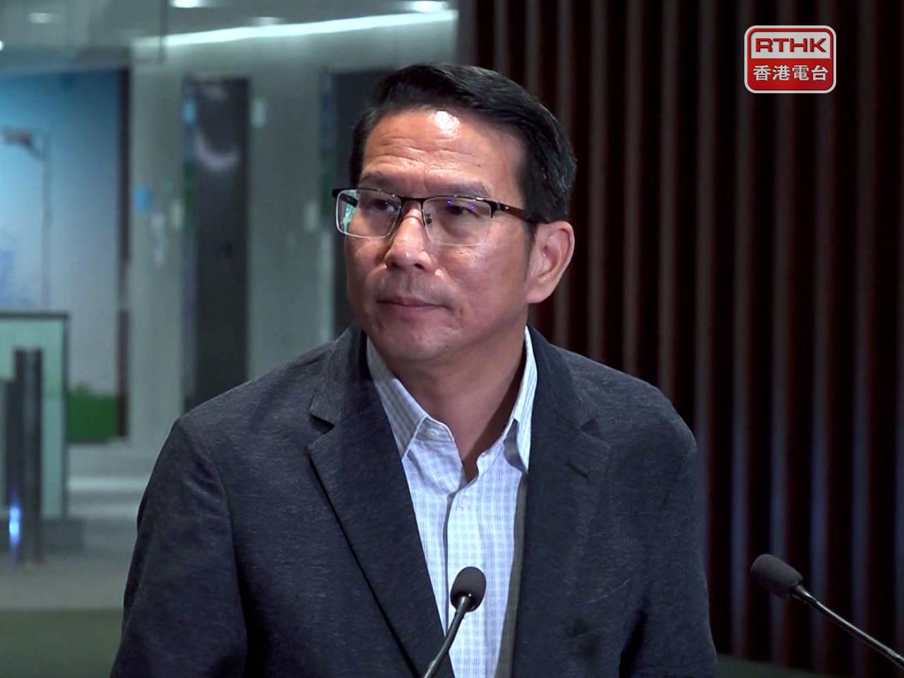 朱國強期望，落實新安排有效杜絕「考試移民」亂象，善用公帑資源。（港台圖片）
